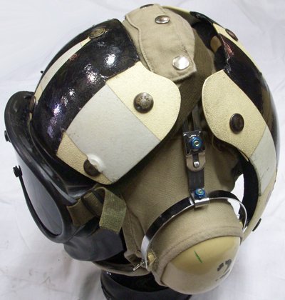 デッキクルー ヘルメット02 ゴーグル付 中古良品 - いは軍払い下げ品店