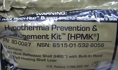 店頭販売のみ】US（米軍放出品）メディカル NAR HPMK 低体温症